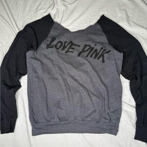Love Pink Gray and Black off the shoulder